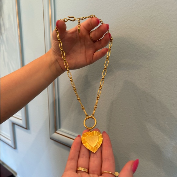 Brinker + Eliza Jewelry - Brinker + Eliza Gold Heart Necklace
